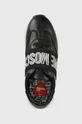 μαύρο Δερμάτινα αθλητικά παπούτσια Love Moschino