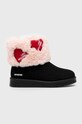 Snehule Love Moschino jemné zateplenie čierna JA24173H1FJZE00A