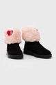 Snehule Love Moschino JA24173H1FJZE00A čierna AW22