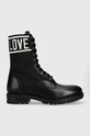 Love Moschino bocanci neizolat negru JA24244G1FIZE00A