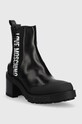 Шкіряні черевики Love Moschino JA24307G1FIA0000 чорний AW22