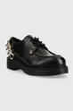 Kožne cipele Love Moschino crna