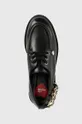 μαύρο Δερμάτινα κλειστά παπούτσια Love Moschino
