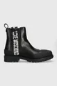 μαύρο Δερμάτινες μπότες τσέλσι Love Moschino Γυναικεία