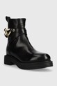 Шкіряні черевики Love Moschino JA21114G1FIA0000 чорний AW22
