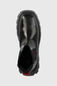 čierna Kožené topánky chelsea Love Moschino