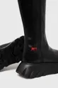 Δερμάτινες μπότες Love Moschino  Πάνω μέρος: Υφαντικό υλικό, Φυσικό δέρμα Εσωτερικό: Συνθετικό ύφασμα Σόλα: Συνθετικό ύφασμα