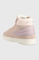 Încălțăminte Fila sneakers din piele intoarsă Highflyer FFW0204 roz