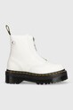 Δερμάτινες μπότες Dr. Martens Jetta υφασμάτινο λευκό DM27656100