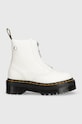 Δερμάτινες μπότες Dr. Martens Jetta υφασμάτινο λευκό DM27656100