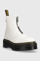 Кожаные полусапожки Dr. Martens Jetta белый