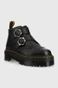 Dr. Martens leather ankle boots Devon Flwr black