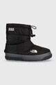 Snehule The North Face WOMEN S NUPTSE APRES BOOTIE nezateplené čierna NF0A5LWCKT01