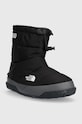 Čizme za snijeg The North Face Women S Nuptse Apres Bootie NF0A5LWCKT01 crna AW22