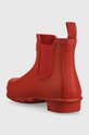 Obuwie Hunter kalosze Original Chelsea WFS2078RMA.MLR czerwony