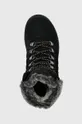 čierna Semišové topánky Skechers