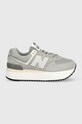 New Balance sneakers WL574ZBA textile gray WL574ZBA