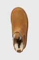 UGG sztyblety zamszowe W Neumel Platform Chelsea brązowy 1134526.CHE