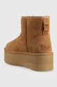 UGG snow boots Classic Mini Platform Uppers: Suede Inside: Textile material, Wool Outsole: Synthetic material