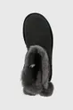 μαύρο Μπότες χιονιού σουέτ για παιδιά UGG W Mini Bailey Fuzzy Bow