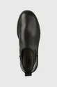 black UGG leather chelsea boots W Merina