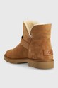 Obuća Gležnječe od brušene kože UGG W Romely Short Buckle 1132993.CHE smeđa
