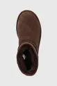 brown UGG suede snow boots W Classic Mini II