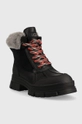 UGG stivaletti alla caviglia in pelle W Ashton Addie nero