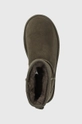 zielony UGG śniegowce zamszowe W Classic Mini II