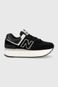 czarny New Balance sneakersy WL574ZAB Damski