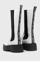 Încălțăminte Steve Madden ghete chelsea de piele Vivianne SM11001286.148 alb