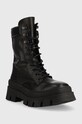 Steve Madden workery skórzane Fezza SM11002061.017 czarny AW22