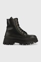 Steve Madden workery skórzane Frederique nieocieplane czarny SM11002062.017