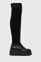 Kozačky Steve Madden Phaeline nezateplené černá SM11002065.001
