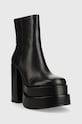 Steve Madden botki skórzane Cobra SM11002109.017 czarny AW22