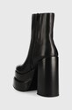 Încălțăminte Steve Madden cizme de piele Cobra SM11002109.017 negru