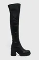 črna Elegantni škornji Steve Madden Ženski