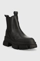 Kožené kotníkové boty Steve Madden SM19000006.017 černá AW22