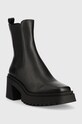 Steve Madden ghete chelsea de piele Parkway SM19000007.017 negru AW22