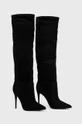 Elegantni škornji Steve Madden črna