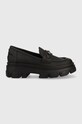 Steve Madden mokasyny Linwood platforma czarny SM11002163.001