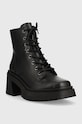 Steve Madden cizme de piele Freeport SM11002150.017 negru AW22