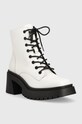Steve Madden botki skórzane Freeport SM11002150.107 biały AW22