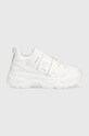 Chiara Ferragni sneakers din piele Eye Fly platformă alb CF3000.009