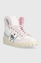 Chiara Ferragni sneakersy skórzane Cf1 High różowy