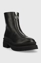 Chiara Ferragni cizme de piele Cf Gummy CF3034.001 negru AW22