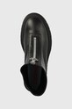 Chiara Ferragni cizme de piele Cf Gummy negru CF3034.001