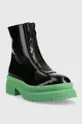 Členkové topánky Chiara Ferragni Cf Gummy Vegan čierna