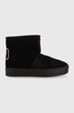 Chiara Ferragni cizme de zapada din piele intoarsa Eyelike izolat negru CF3059.001