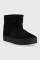 Chiara Ferragni cizme de zapada din piele intoarsa Eyelike CF3059.001 negru AW22